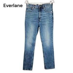Everlane Sz 26 Crop The Way-High Slim Organic Cotton Jeans.